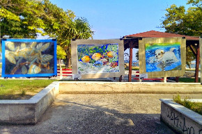 выставка картин в Греции 